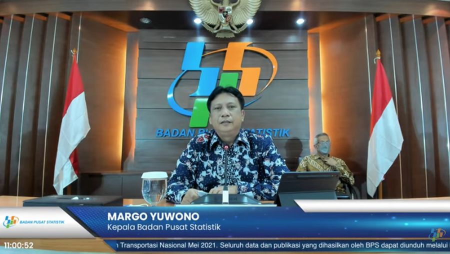 Kepala BPS Margo Yuwono (Tangkapan Layar Youtube BPS Statistics)