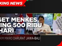 PPKM Darurat, Menkes Targetkan Testing Hingga 500 Ribu/hari