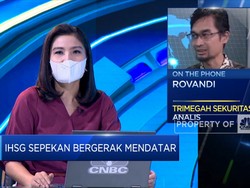 Bergerak Mendatar, IHSG Akhir Pekan Ditutup di Zona Hijau