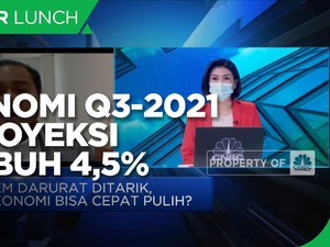 Imbas PPKM Darurat, Ekonomi Q3-2021 Diproyeksi Tumbuh 4,5%