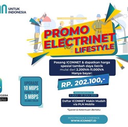 Pasang Iconnet PLN Plus Tambah Daya Listrik Cuma Rp 202.100