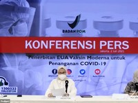 BPOM Terbitkan Izin Pakai Vaksin Moderna, Efikasinya 94%