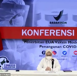 Resmi! BPOM Terbitkan Izin Pemakaian Vaksin Covid-19 Moderna