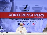Resmi! BPOM Terbitkan Izin Pemakaian Vaksin Covid-19 Moderna