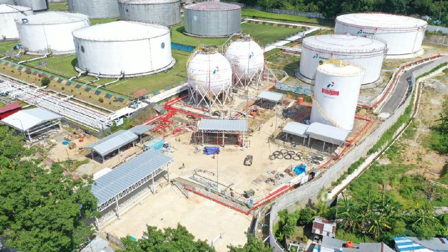 Terminal LPG Wayame. (Dok. Pertamina)