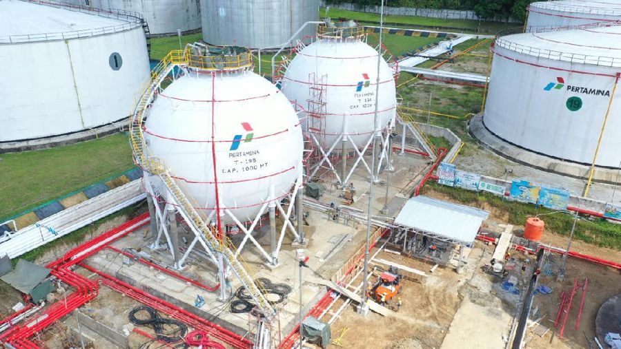 Terminal LPG Wayame. (Dok. Pertamina)