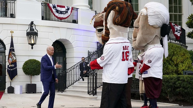 Biden gelar pesta di gedung putih. (AP/Patrick Semansky)