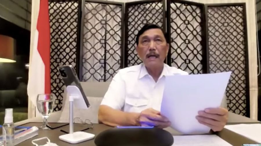 Konferensi Pers Virtual PPKM Darurat Jawa - Bali