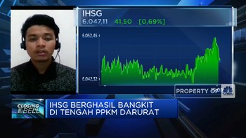 Bangkit di Tengah PPKM Darurat, IHSG Berhasil Ditutup Menguat