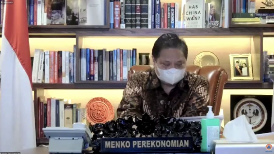Konferensi Pers Antisipasi Lonjakan Kasus Covid-19 di Luar Jawa-Bali, Pemerintah Memperketat PPKM Mikro dan Menegakkan Kedisiplinan Masyarakat. (Tangkapan layar BNPB Indonesia)