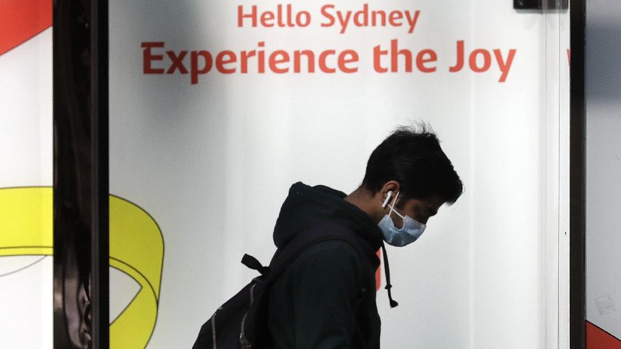 Lockdown Sydney diperpanjang. (AP/Rick Rycroft)