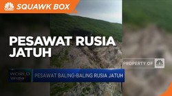 Pesawat Baling-baling Rusia Jatuh