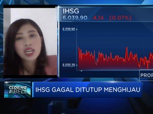 Gagal Ditutup Menghijau, IHSG Bertahan di Level 6.039