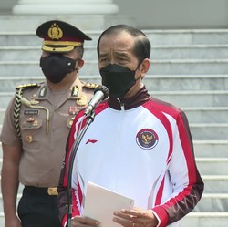 Lepas Kontingen RI di Olimpiade 2020, Ini Pesan Khusus Jokowi