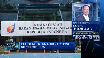 Royke Tumilaar: Rights Issue Jadi Strategi BNI Perkuat Modal