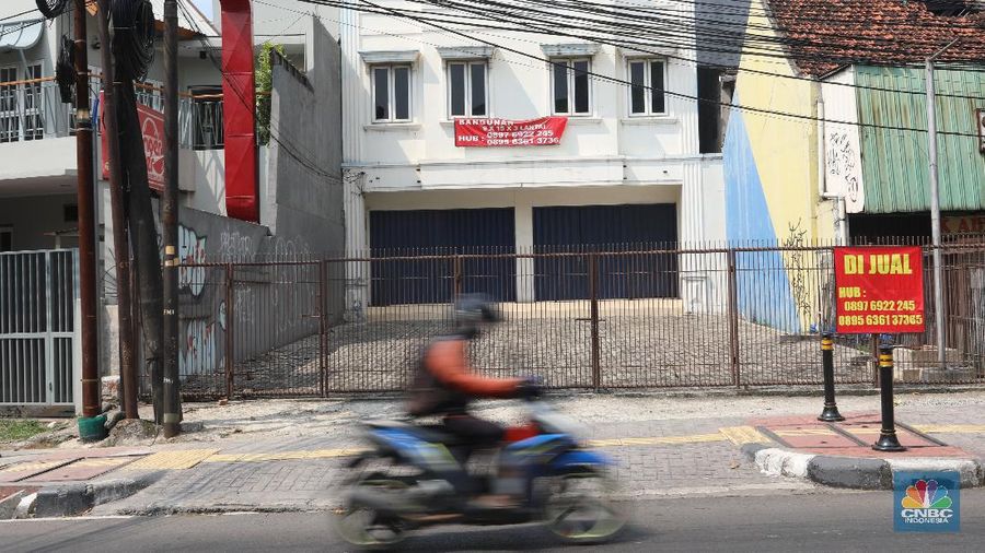 Ilustrasi ruko dijual (CNBC Indonesia/Andrean Kristianto)