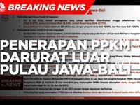 Sah! 15 Kabupaten/Kota Luar Jawa-Bali Berlakukan PPKM Darurat