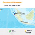 Usai Sulut, Giliran Nias Utara Diguncang Gempa M 5,6