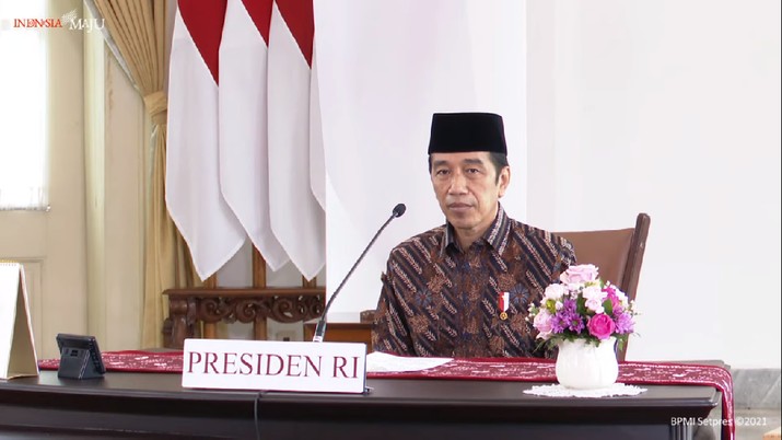 #PRAYFROMHOME bersama Presiden Joko Widodo, 11 Juli 2021 (Tangkapan Layar youtube/ Sekretarat Presiden) #PRAYFROMHOME bersama Presiden Joko Widodo, 11 Juli 2021 (Tangkapan Layar youtube/ Sekretarat Presiden)
