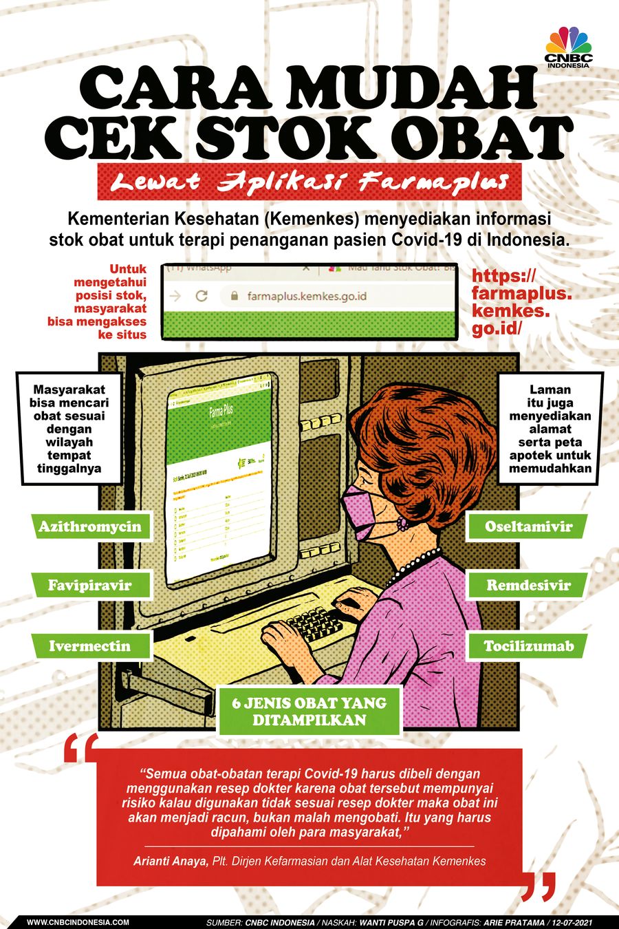 Infografis: Cara Mudah Cek Stok Obat Lewat Aplikasi Farmaplus