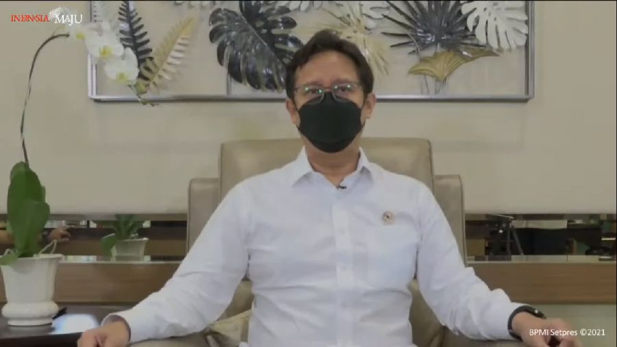 Menteri Kesehatan Budi Gunadi Sadikin (Tangkapan Layar Youtube)