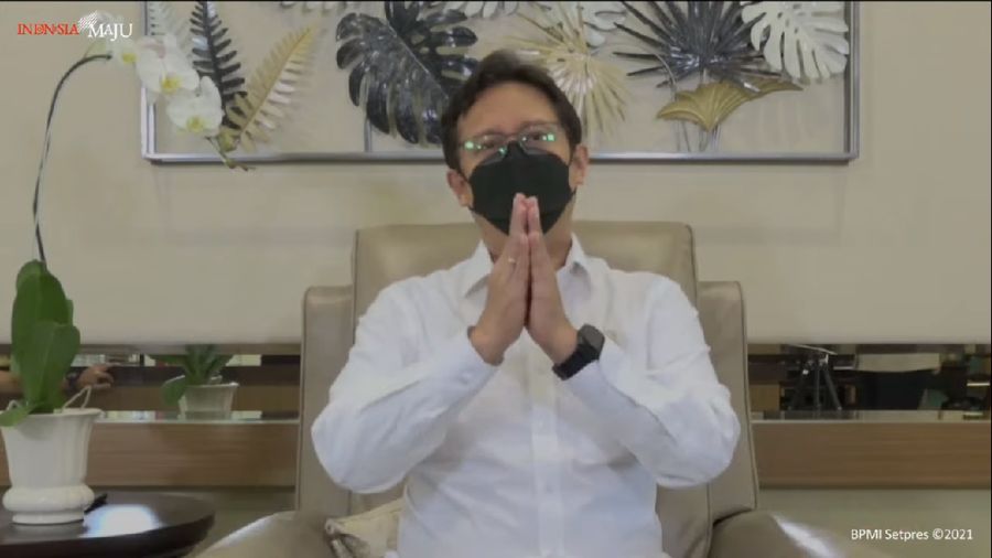 Menteri Kesehatan Budi Gunadi Sadikin (Tangkapan Layar Youtube)