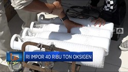 RI Impor 40 Ribu Ton Oksigen