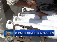 RI Impor 40 Ribu Ton Oksigen