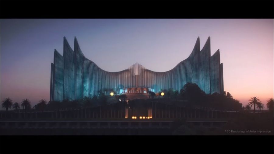Tampilan video desain Terbaru Garuda dari Nyoman Nuarta (Seedsmotion dan kunkunvisual via Instagram Nyoman Nuarta)