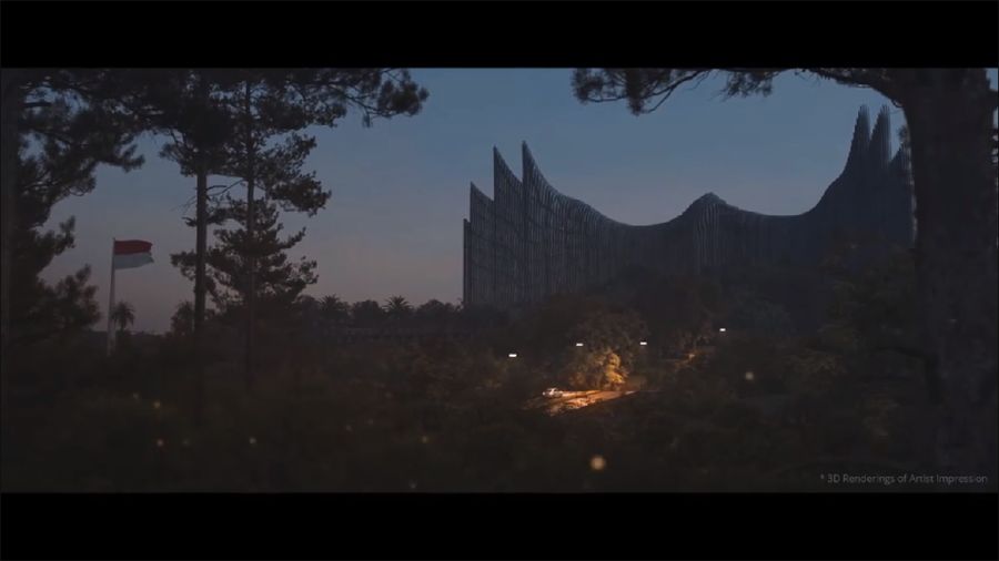 Tampilan video desain Terbaru Garuda dari Nyoman Nuarta (Seedsmotion dan kunkunvisual via Instagram Nyoman Nuarta)