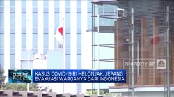Covid-19 RI Melonjak, Jepang Evakuasi Warganya Dari Indonesia