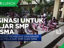 Jokowi Buka Vaksinasi Bagi Pelajar SMP & SMA