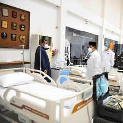 Pandemi Mengganas, Prabowo 'Sulap' Pusdiklat Jadi RS Darurat