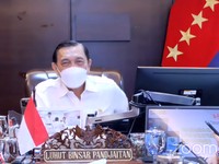 Kasus Covid-19 Rekor 54.517 Kasus, Begini Kata Luhut