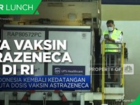 Lagi! 1 Juta Dosis Vaksin AstraZeneca Tiba di Indonesia