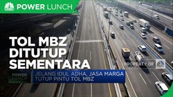 Jasa Marga Tutup Tol MBZ Jelang Idul Adha