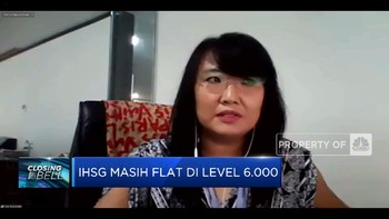 Masih Sideways, IHSG Akhir Pekan Flat di Level 6.000