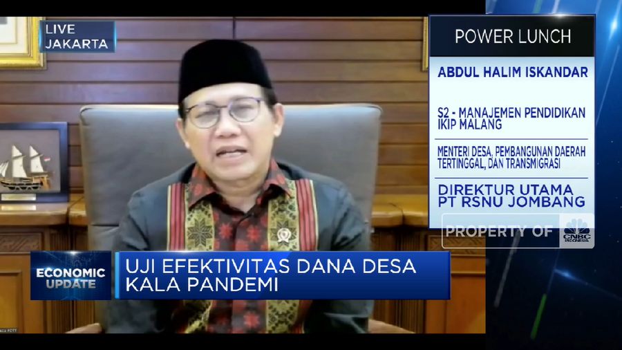 Per Juli 2021, Kemendesa PDTT Salurkan Rp 29,44 Triliun BLT Desa (CNBC Indonesia TV)