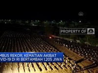 Angka Kematian Akibat  Covid-19 di RI Tembus Rekor