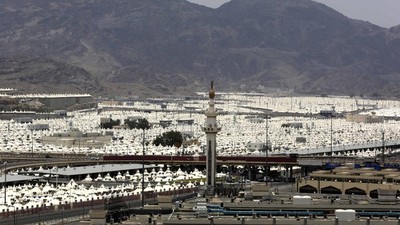 Persiapan Ibadah Haji 2021. (AP/Amr Nabil)