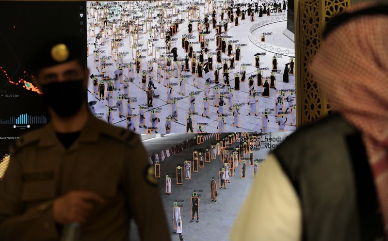 Persiapan Ibadah Haji 2021. (AP/Amr Nabil)