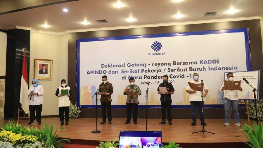 Kalangan pimpinan Konfederasi Serikat Pekerja/Serikat Buruh (SP/SB) meyakini Deklarasi Gotong Royong yang melibatkan Pemerintah, Kadin, Apindo, dan Pekerja/Buruh, bakal memberikan dampak signifikan bagi pekerja/buruh dalam menghadapi masa Pemberlakuan Pembatasan Kegiatan Masyarakat (PPKM) Darurat COVID-19 di wilayah Jawa-Bali.