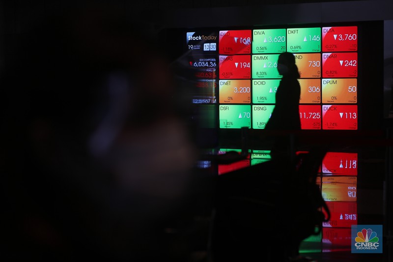 Ilustrasi Bursa Efek Indonesia, Senin (19/7/2021) (CNBC Indonesia/ Tri Susilo)