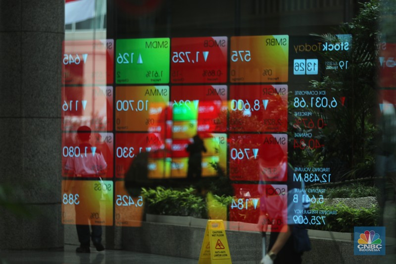 Ilustrasi Bursa Efek Indonesia, Senin (19/7/2021) (CNBC Indonesia/ Tri Susilo)