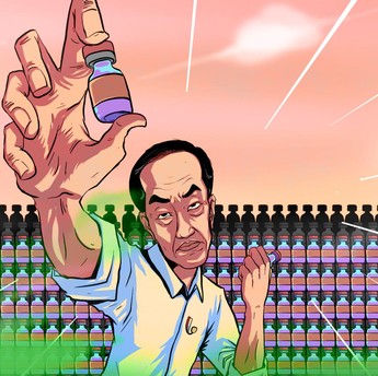 Jokowi Ngamuk, Stok Vaksin Menumpuk!
