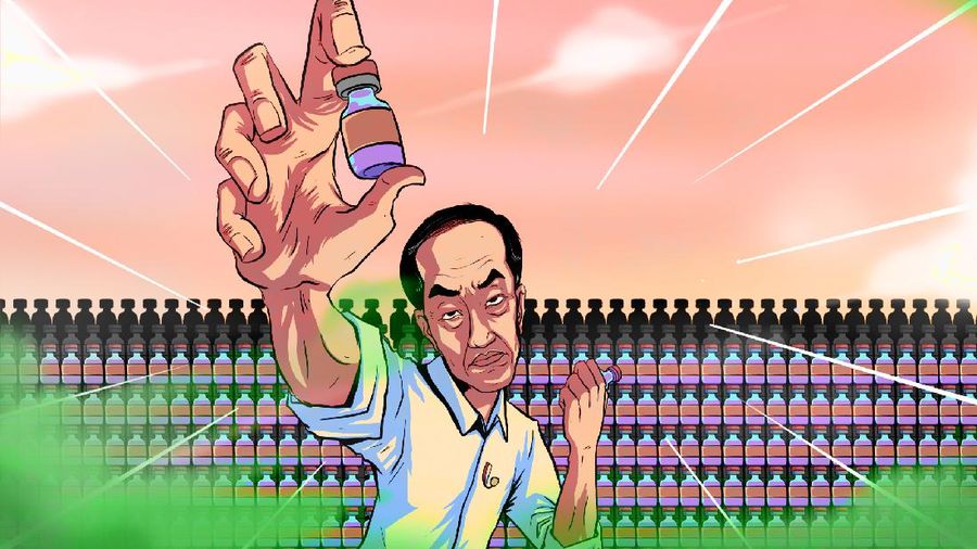 INFOGRAFIS, Jokowi Marah, Stok Vaksin Covid-19 Menumpuk