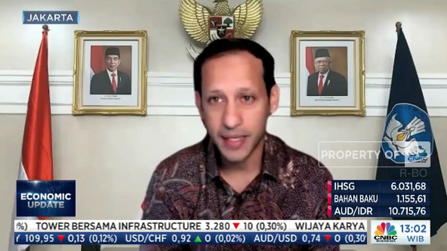 Menteri Pendidikan, Kebudayaan, Riset dan Teknologi (Mendikbudristek) Nadiem Makarim