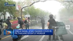 Pengunjuk Rasa Bentrok Dengan Polisi di Thailand