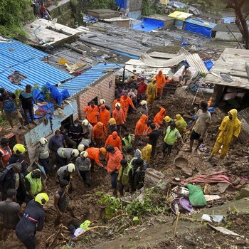 Tragis, 30 Orang Meninggal Saat Longsor di Mumbai India