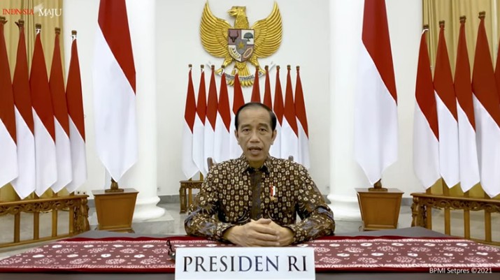 Presiden Joko Widodo Memberikan Pernyataan tentang Perkembangan Terkini PPKM Darurat (Tangkapan Layar Youtube Sekretariat Presiden) Presiden Joko Widodo Memberikan Pernyataan tentang Perkembangan Terkini PPKM Darurat (Tangkapan Layar Youtube Sekretariat Presiden)